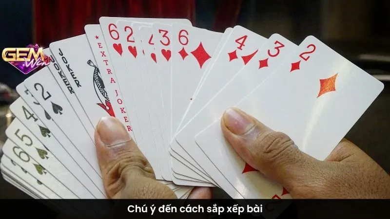 Chú ý đến cách sắp xếp bài