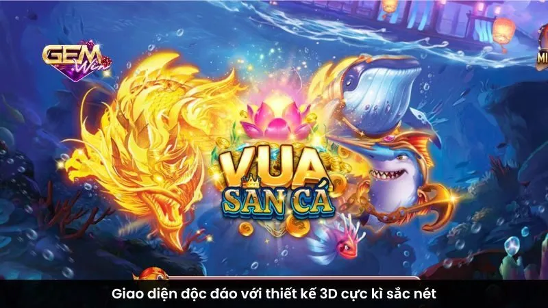 Giao diện độc đáo với thiết kế 3D cực kì sắc nét