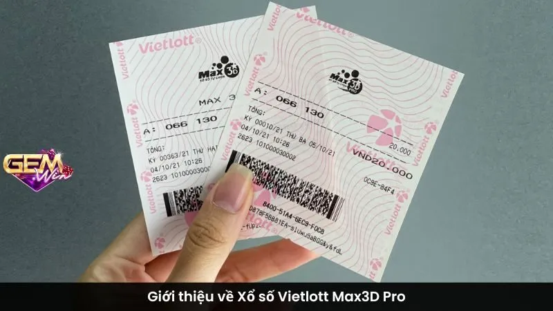 Giới thiệu về Xổ số Vietlott Max3D Pro