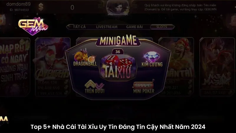 Nhà cái tài xỉu uy tín