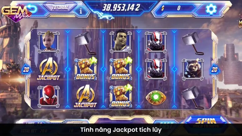 Tính năng Jackpot tích lũy