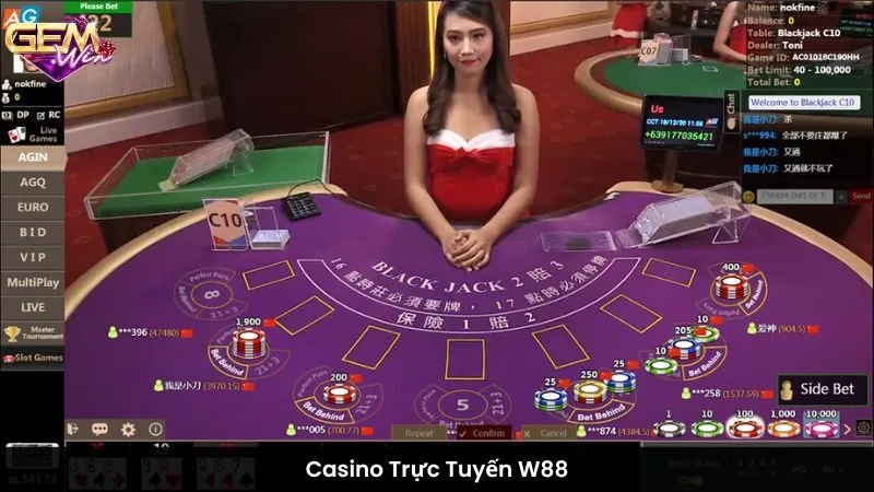 Casino Trực Tuyến W88